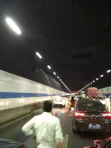 新闻速递，旅游大巴闯入长江隧道，交警迅速处置