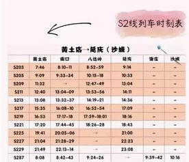 出发时间与票价